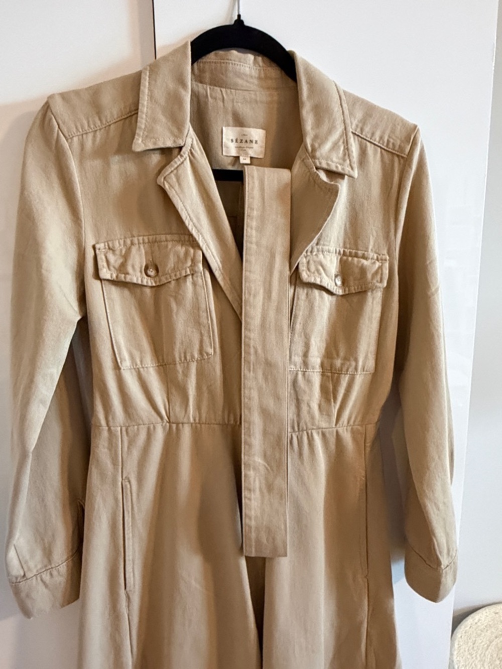 💃🏻Sezane💃🏻 Filomena Dress• Safari Beige • 2/34 - Picture 5 of 8